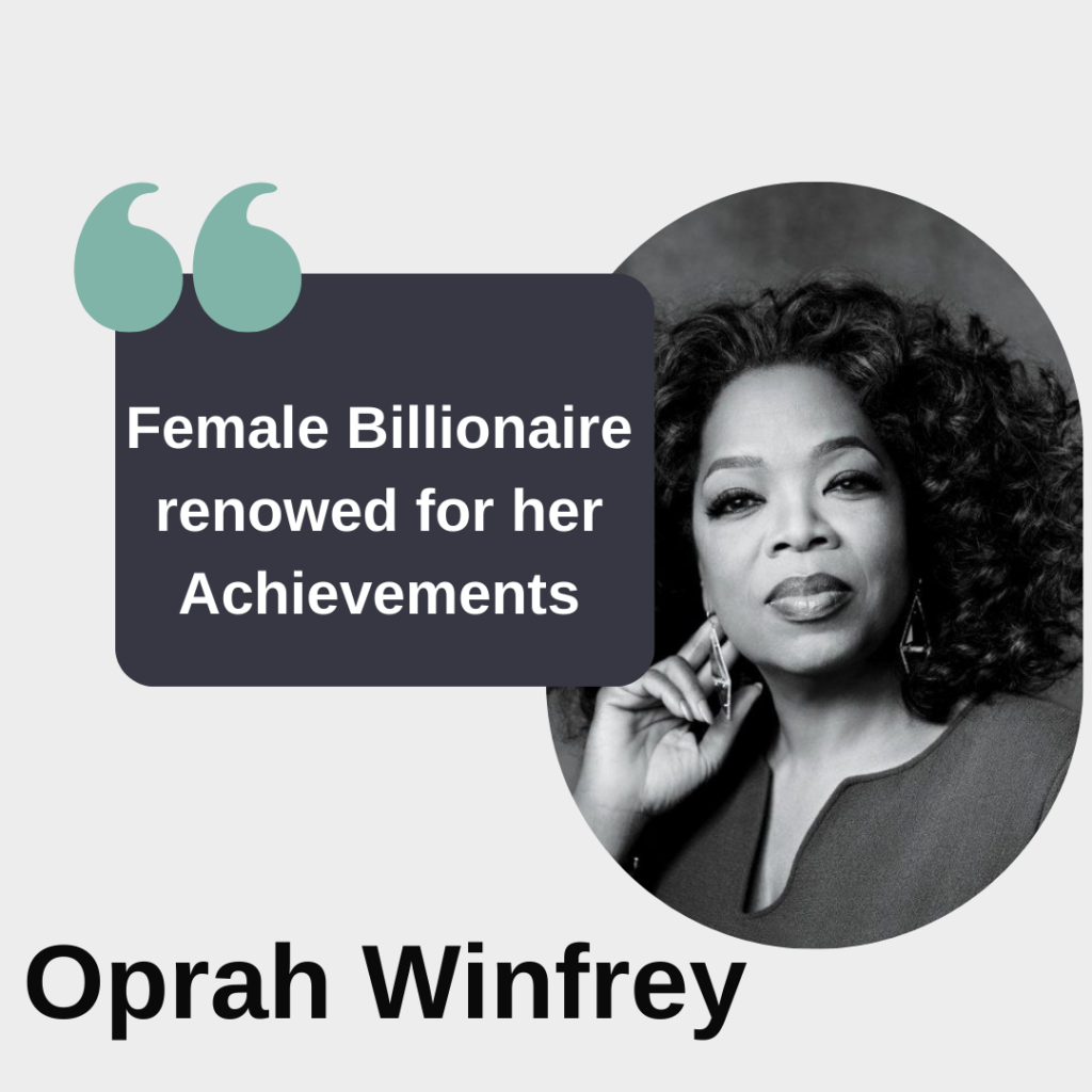 Female billionaire oprah winfrey